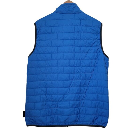 Boeing Quilted Blue Packable Nylon Puffer Vest w/ Zipper Pockets Unisex M - Picture 2 of 7